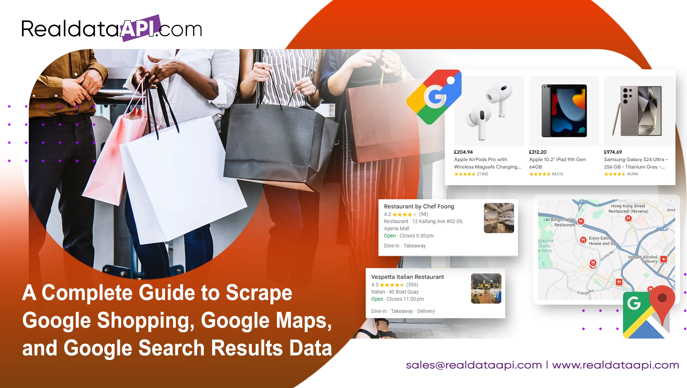 A Complete Guide to Scrape Google Shopping, Google Maps, and Google Search Results Data